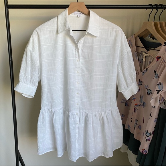 INTERMIX Dresses & Skirts - INTERMIX ‘Noelle’ Cotton Mini Shirt Dress